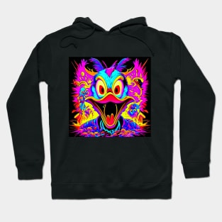 "Psychedelic Haunts: Unique and Colorful Halloween Horrors" Hoodie